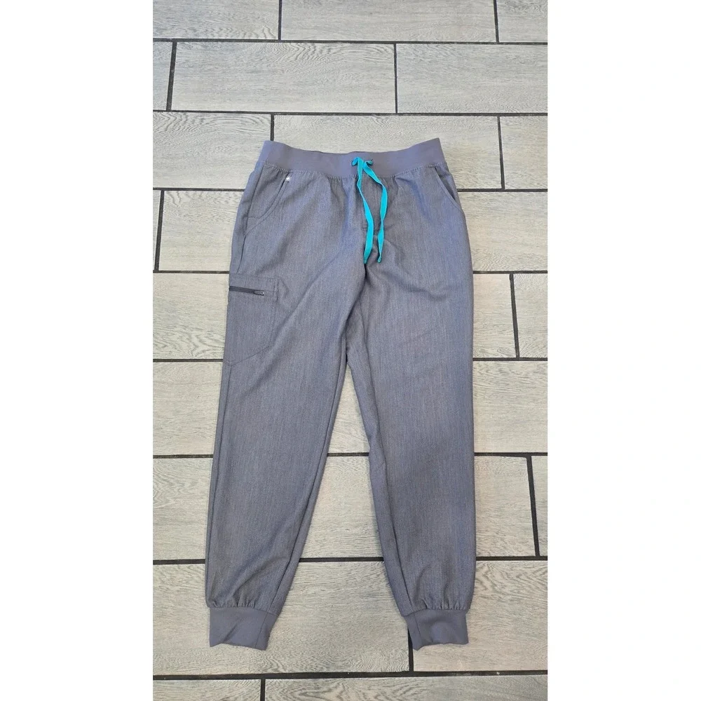FIGS Technical Collection Scrub Pants Mens Medium Gray Jogger Style 1000208